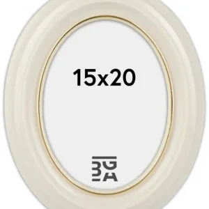 Retour Gratuit Eiri Mozart Ovaal Glas Wit 15x20 cm