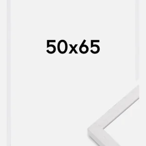 Offre Limitée Fotolijst Glendale Mat Ontspiegeld Glas Wit 50x65 cm