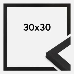 Bon Plan Fotolijst Lofsdalen Zwart 30x30 cm