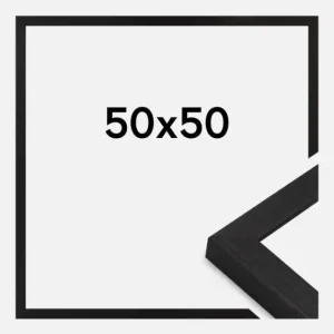 Soldes Fotolijst Lofsdalen Zwart 50x50 cm