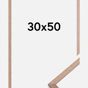 Vente Flash Fotolijst Edsbyn Glas Licht Noten 30x50 cm