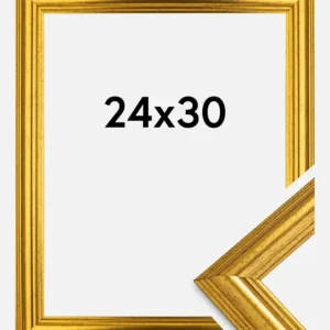 Achat Immédiat Fotolijst Västkusten Glas Goud 24x30 cm