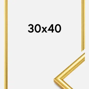 Retour Gratuit Fotolijst Newline Glas Goud 30x40 cm