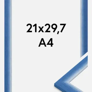 Commande En Gros Fotolijst Cornwall Blauw 21x29,7 cm (A4)