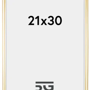 Retour Gratuit Fotolijst Victoria Glas Goud 21x30 cm