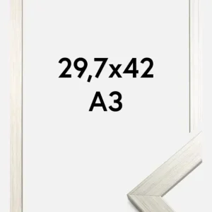 Vente Directe Fotolijst Silver Wood 29,7x42 cm (A3)