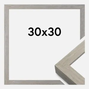 Acheter En Ligne Fotolijst New Stockholm Glas Grijs 30x30 cm