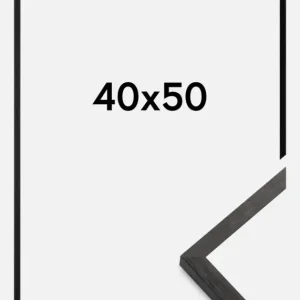 Usine Directe Fotolijst Chair Glas Zwart 40x50 cm