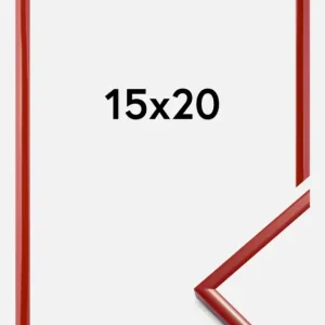 Fotolijst New Lifestyle Glas Rood 15x20 cm Top Vente