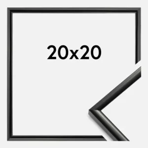 Fotolijst New Lifestyle Glas Zwart 20x20 cm Expédition Rapide