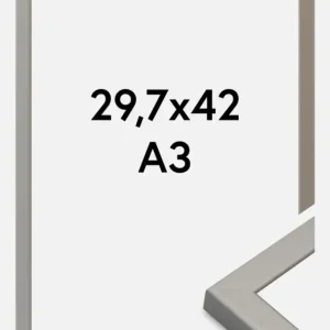 Super Prix Fotolijst Lofsdalen Zilver 29,7x42 cm (A3)