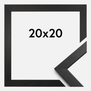 Vente Directe Fotolijst Stilren Glas Zwart 20x20 cm