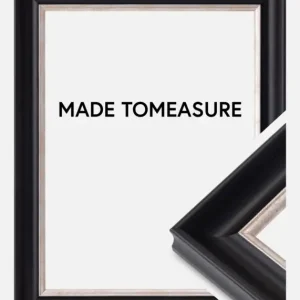 Dernière Chance Fotolijst Åshammar Zwart/Zilver - Formaat naar keuze (Plexiglas)