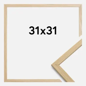 Authentique Fotolijst Edsbyn Eikenhout 31x31 cm