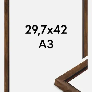 Usine Directe Fotolijst Obsidian Noten 29,7x42 cm (A3)