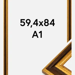 Top Vente Fotolijst Aberystwyth Goud 59,4x84,1 cm (A1)