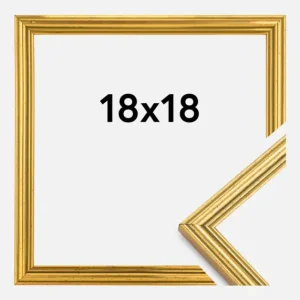 Acheter En Ligne Fotolijst Classic Glas Goud 18x18 cm