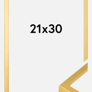 Fotolijsten Goud Smal 21 x 30 cm Seulement Aujourd’hui