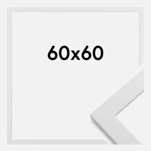 Solde Fotolijst Glas White Wood 60x60 cm