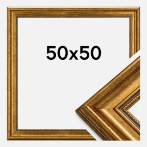 Commander Vite Fotolijst Rokoko Glas Goud 50x50 cm