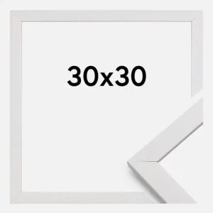 Remise Fotolijst Stilren Glas Wit 30x30 cm