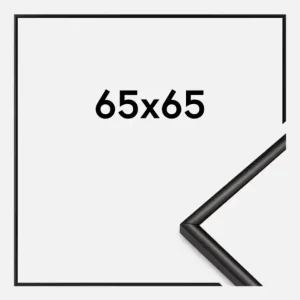 Satisfait Ou Remboursé Fotolijst Scandi Matt Zwart 65x65 cm