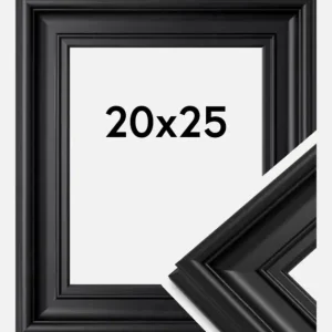Remise Fotolijst Mora Premium Glas Zwart 20x25 cm