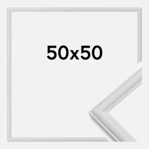 Seulement Aujourd’hui Fotolijst Line Glas Wit 50x50 cm