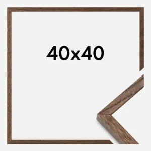 Authentique Massive Oak Dark Painted 40x40 cm