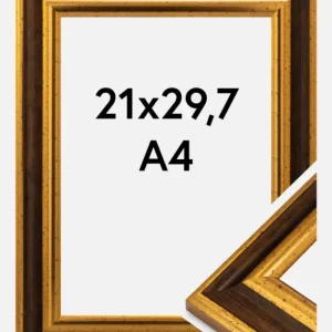 Fotolijst Aberystwyth Goud 21x29,7 cm (A4) Dernier Modèle