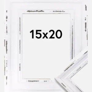 Prix Bas Fotolijst Rivoli Glas Wit 15x20 cm