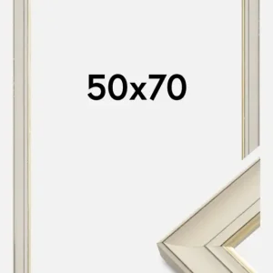 Fotolijst Sally Glas Wit 50x70 cm Commander Vite