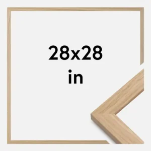 Top Vente Fotolijst Oak Wood 28x28 Inches (71,12x71,12 cm)