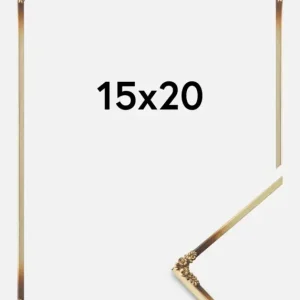 Bon Plan Fotolijst Rosen Metaal Glas Goud 15x20 cm