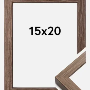 Commande En Gros Fotolijst Elegant Box Glas Bruin 15x20 cm