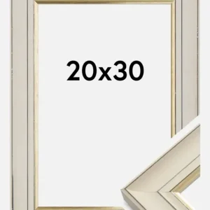 Fotolijst Sally Glas Wit 20x30 cm Dernier Modèle