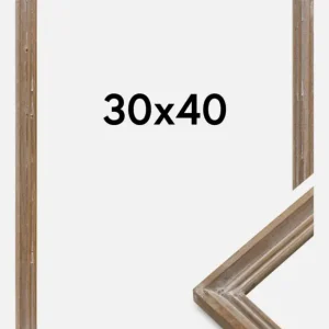 Expédition Rapide Fotolijst Vintage Holz Glas Hout 30x40 cm
