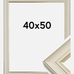 Fotolijst Sally Glas Wit 40x50 cm Authentique