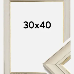 Fotolijst Sally Glas Wit 30x40 cm Prix Cassé