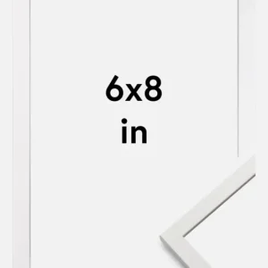 Soldes Fotolijst Edsbyn Glas Wit 6x8 Inches (15,24x20,32 cm)