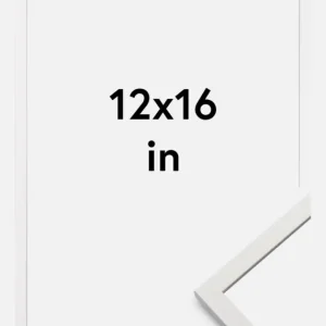 Usine Directe Fotolijst Edsbyn Glas Wit 12x16 Inches (30,48x40,64 cm)