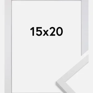 Usine Directe Fotolijst Trendy Glas Wit 15x20 cm