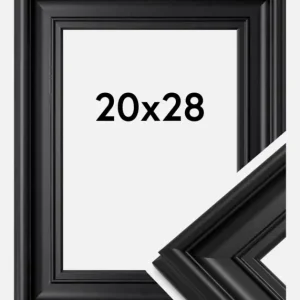 Fotolijst Mora Premium Glas Zwart 20x28 cm Promotion Saisonnière
