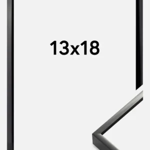 Fotolijst Nielsen Premium Alpha Glas Glanzend Zwart 13x18 cm Usine Directe