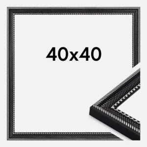 Commander Vite Fotolijst Trellis Zwart 40x40 cm