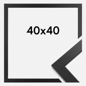 Achetez Aujourd’hui Fotolijst Glas Black Wood 40x40 cm