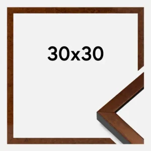 Fotolijst Ares Burr Walnut 30x30 cm Prix Cassé