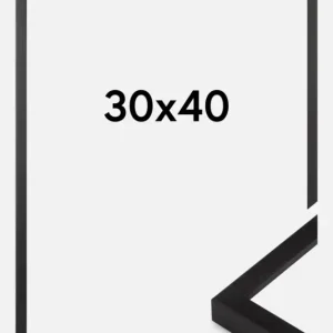 Acheter Direct Fotolijsten Zwart Smal 30 x 40 cm