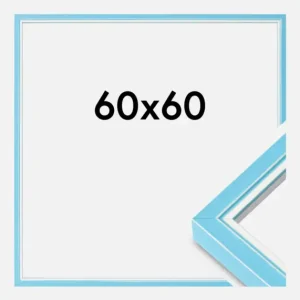 Fotolijst Diana Lichtblauw 60x60 cm Dernier Modèle