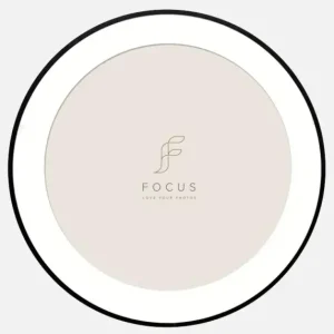 Meilleur Choix Fotolijst Aster Rond Glas Zwart 40 cm Ø